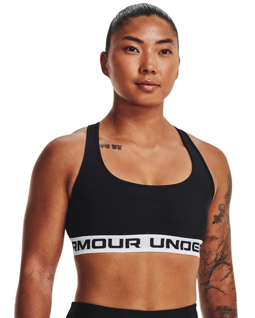 Women's Armour® Mid Crossback Sports Bra Product Image