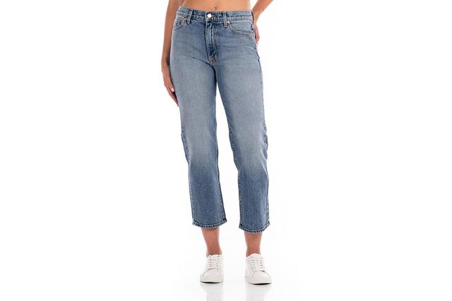 Womens Jeans- Highland Stereo Blue - Light Product Image