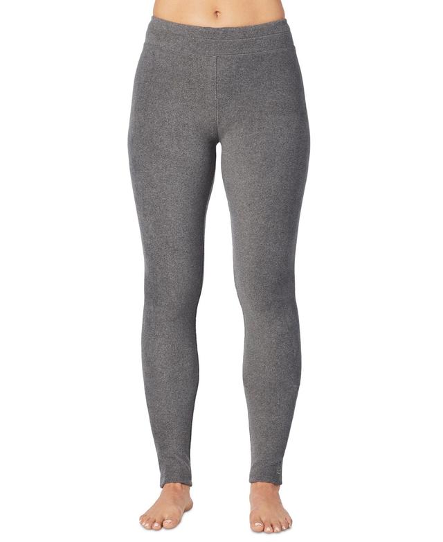 Womens Cuddl Duds Fleecewear with Stretch Leggings Grey Heather Product Image