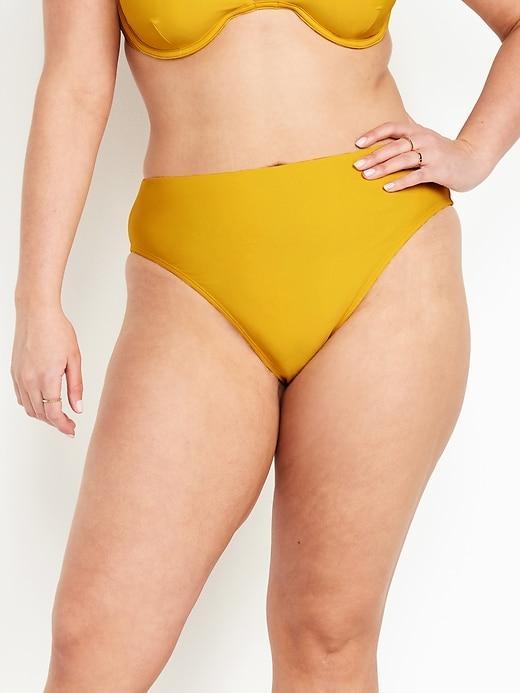 Extra High-Waisted French-Cut Bikini Swim Bottoms Product Image