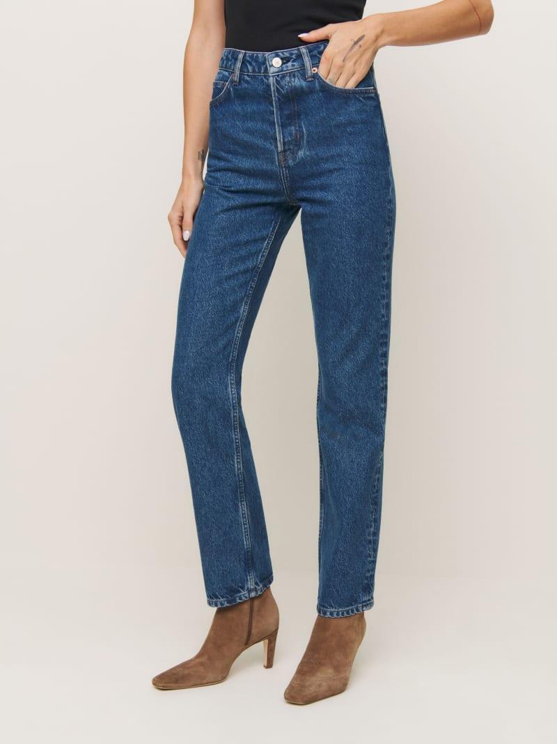 Cynthia High Rise Straight Jeans product image