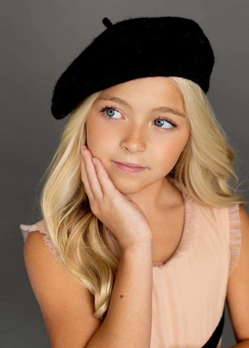 Amelie Beret in Black Product Image