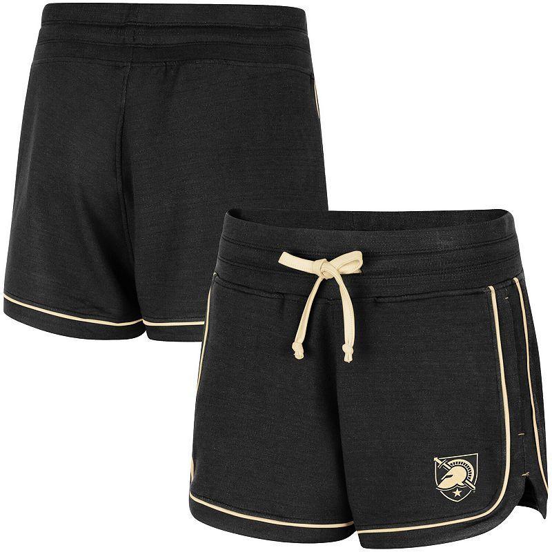 Womens Colosseum Black Army Black Knights Lil Sebastian Tri-Blend Shorts Product Image