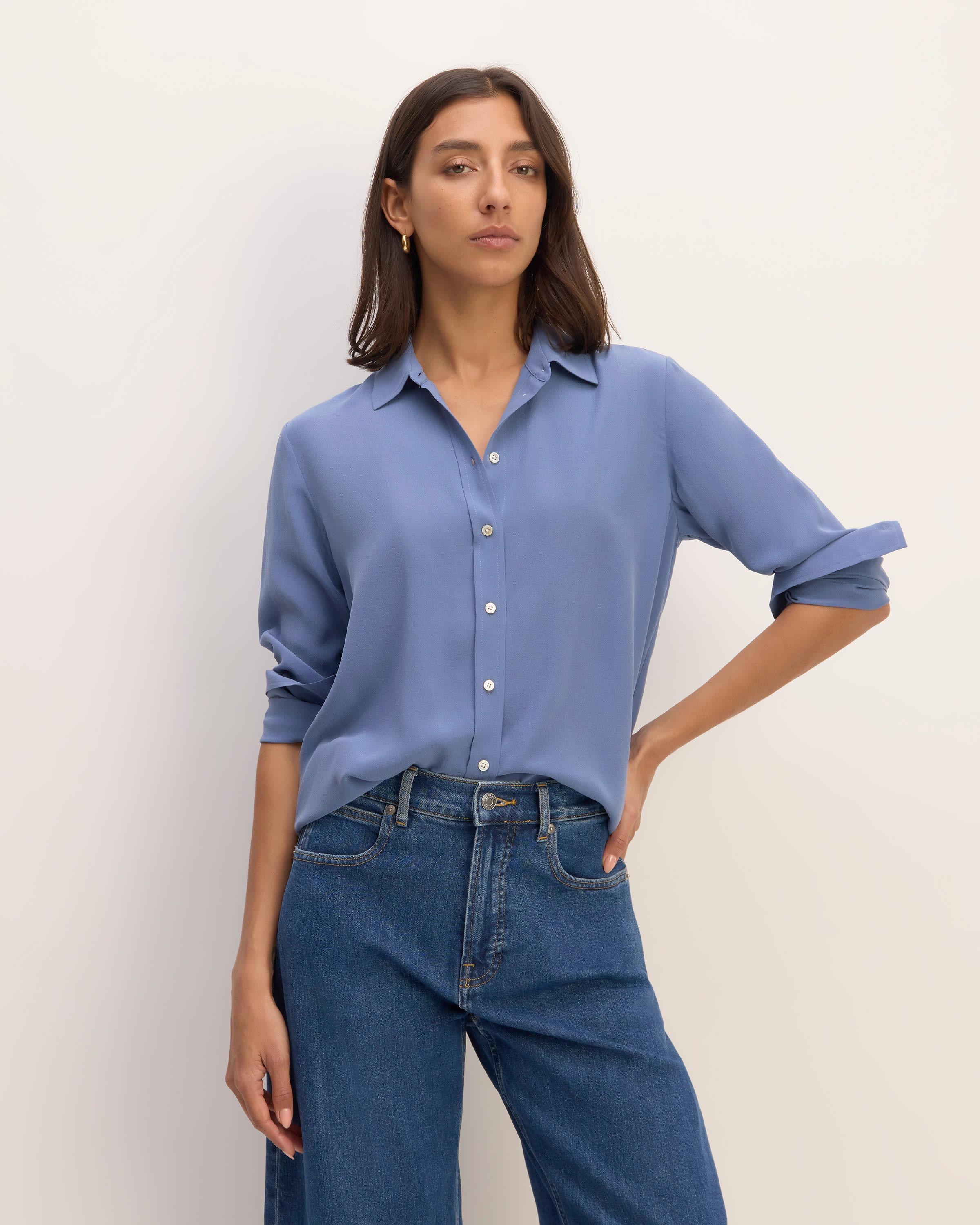 Womens Must-Have Shirt in Washable Silk by Everlane Product Image