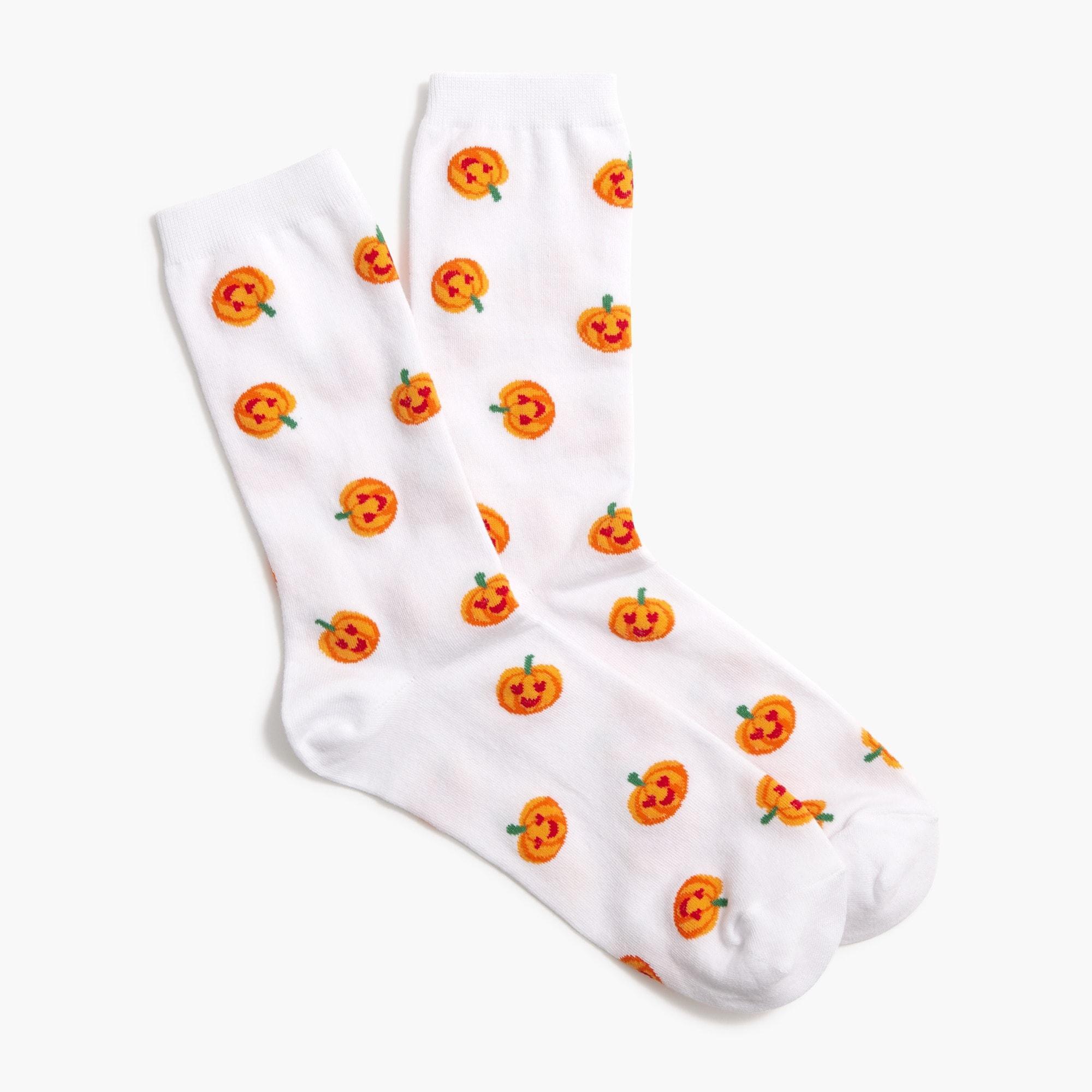 Jack-o'-lantern trouser socks Product Image