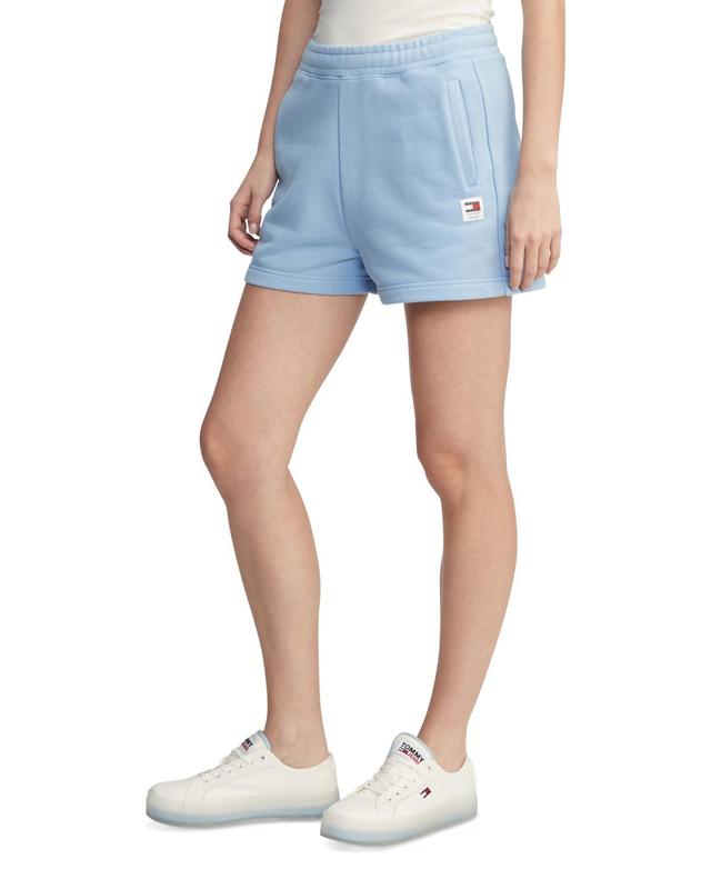 Tommy Jeans Womens Relaxed-Fit New Classic Cotton Sweatshorts Product Image