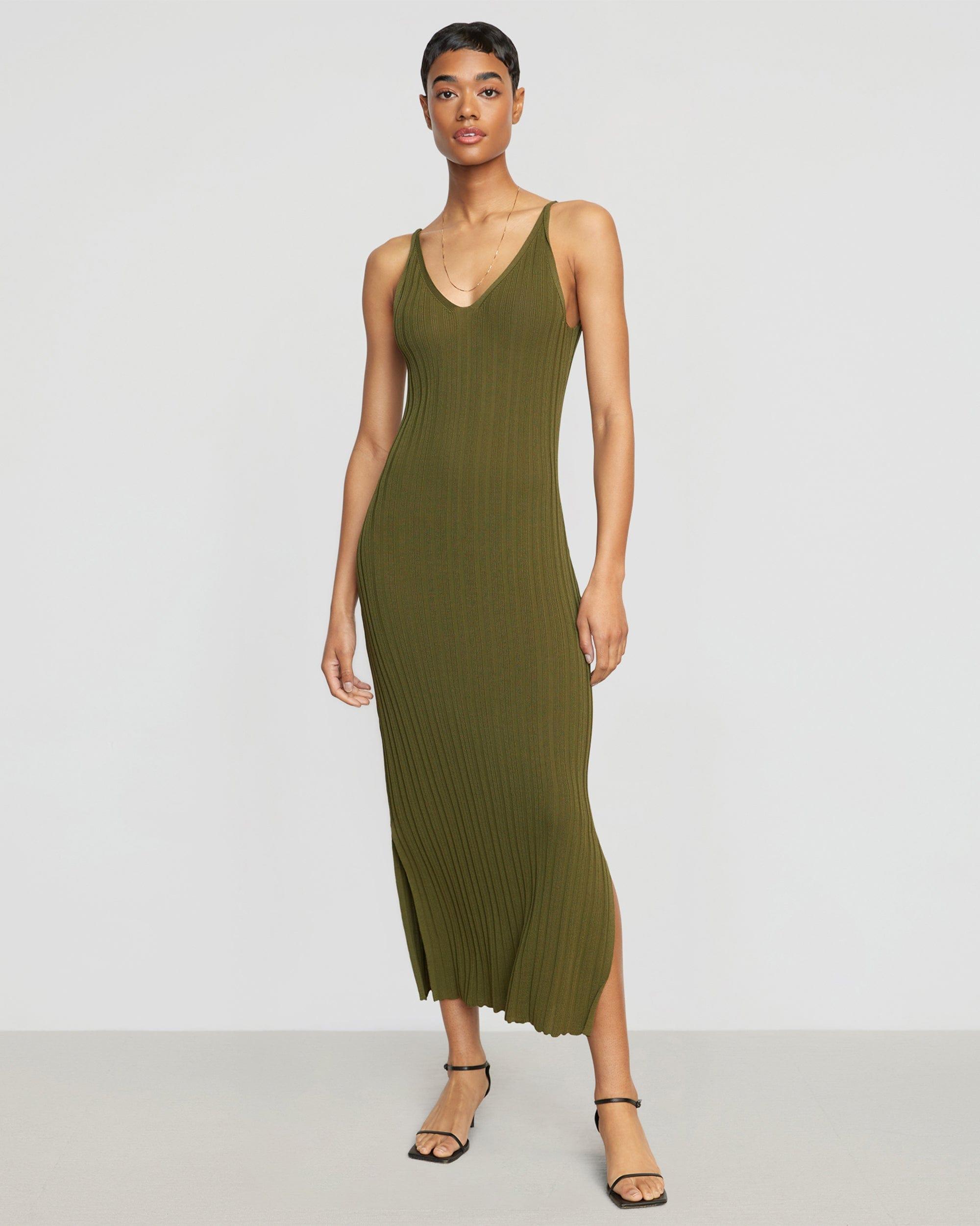 Estella Ribbed Tank Dress Product Image