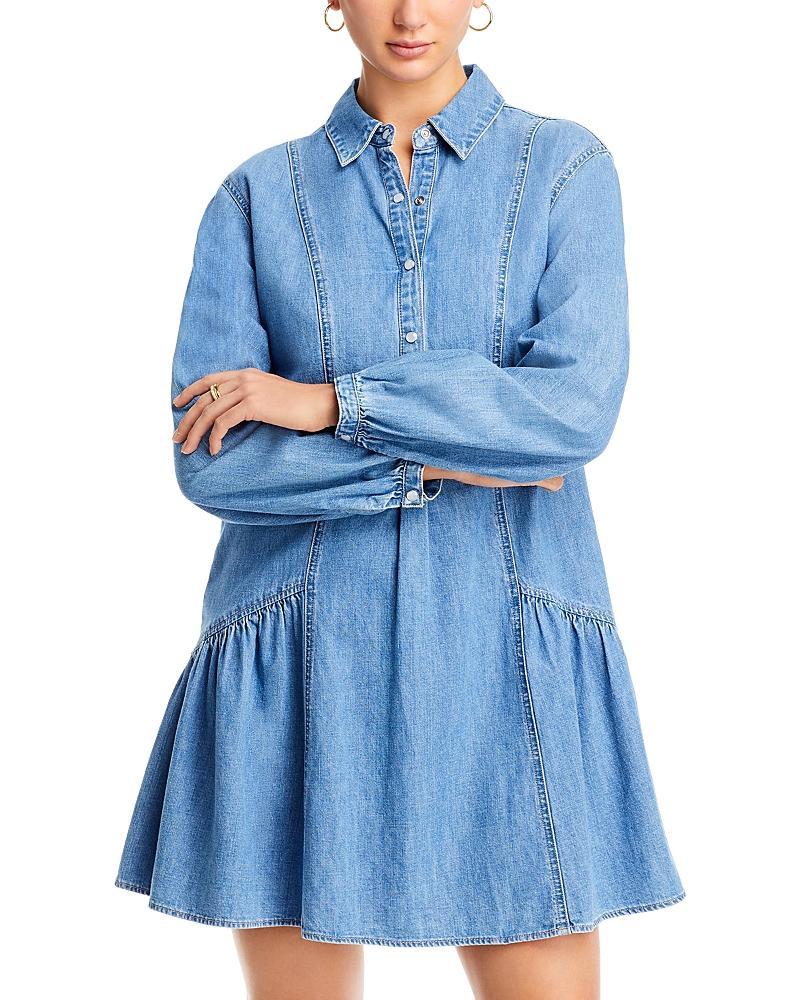 Womens Chaia Denim Flare Shirtdress product image