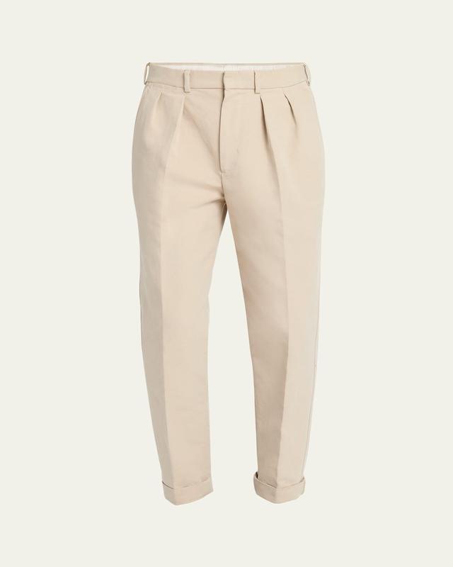 Mens Double Cotton Satin Semi Sartorial Pants Product Image