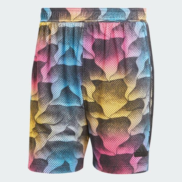 Tiro Allover Print Mesh Shorts Product Image