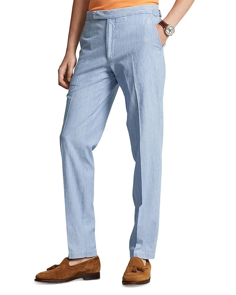 Polo Ralph Lauren Chambray Suit Trousers Product Image