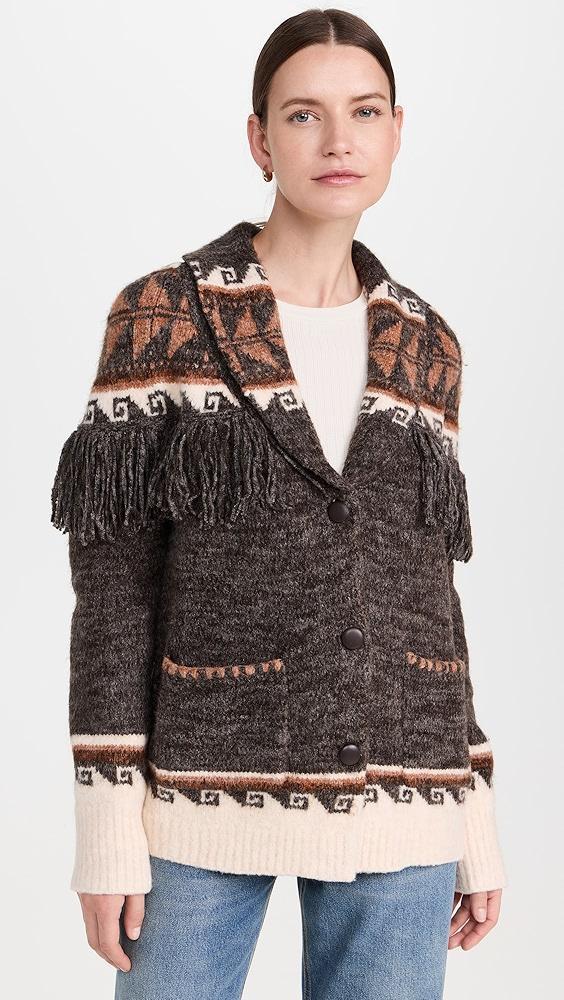 Saylor Ava Fair Isle Cardigan | Shopbop Product Image