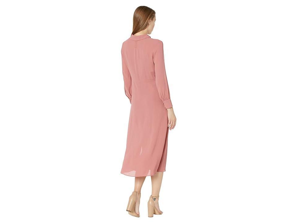 Ted Baker Faithiy Asymmetric Ruffle Midi Skirt Dress (Mid Women's Dress Product Image