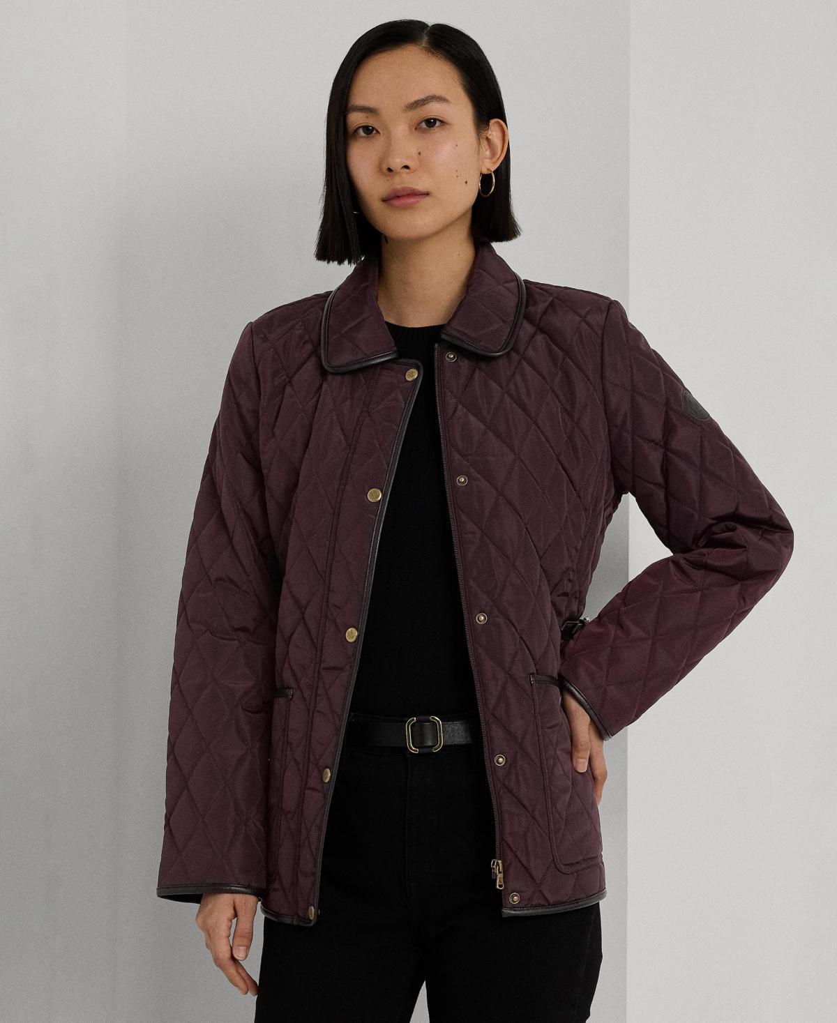 Women's Quilted Collar Coat Product Image