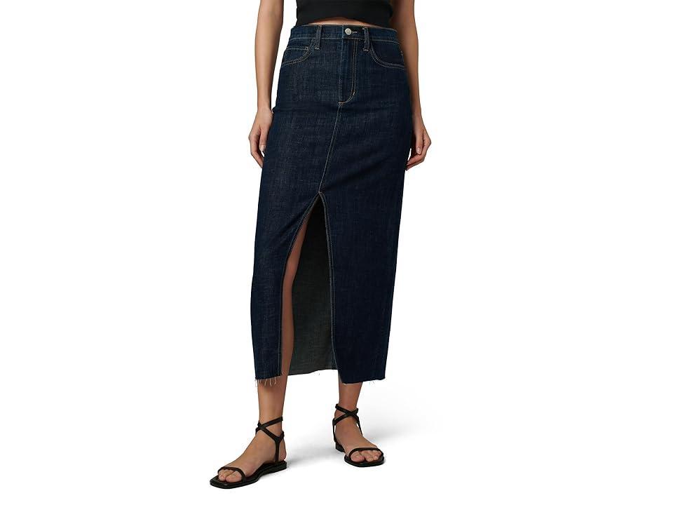 Womens The Eva Denim Maxi Skirt Product Image