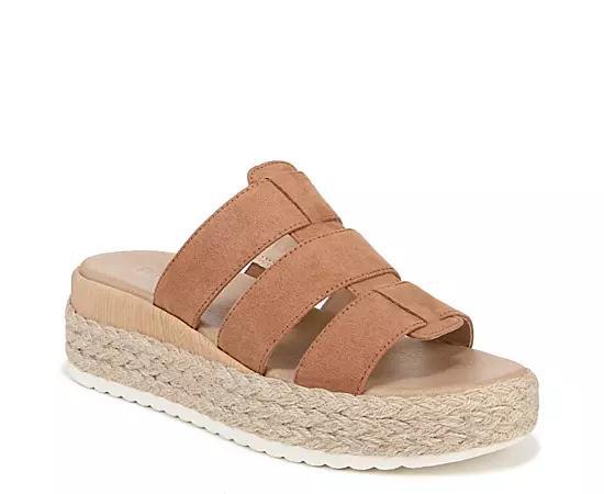 Dr. Scholls Electric Womens Platform Slide Sandals Product Image