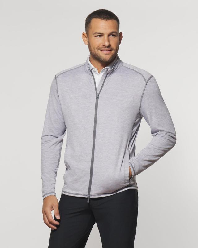 johnnie-O Cade Performance Heathered Knit Jacket Product Image