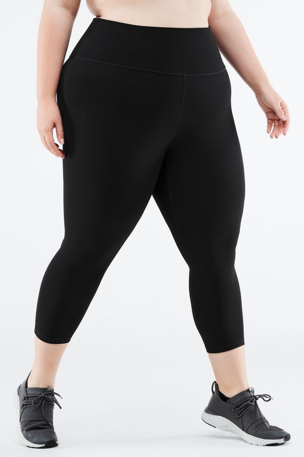 Fabletics Define High-Waisted Capri Womens black plus Size 4X product image