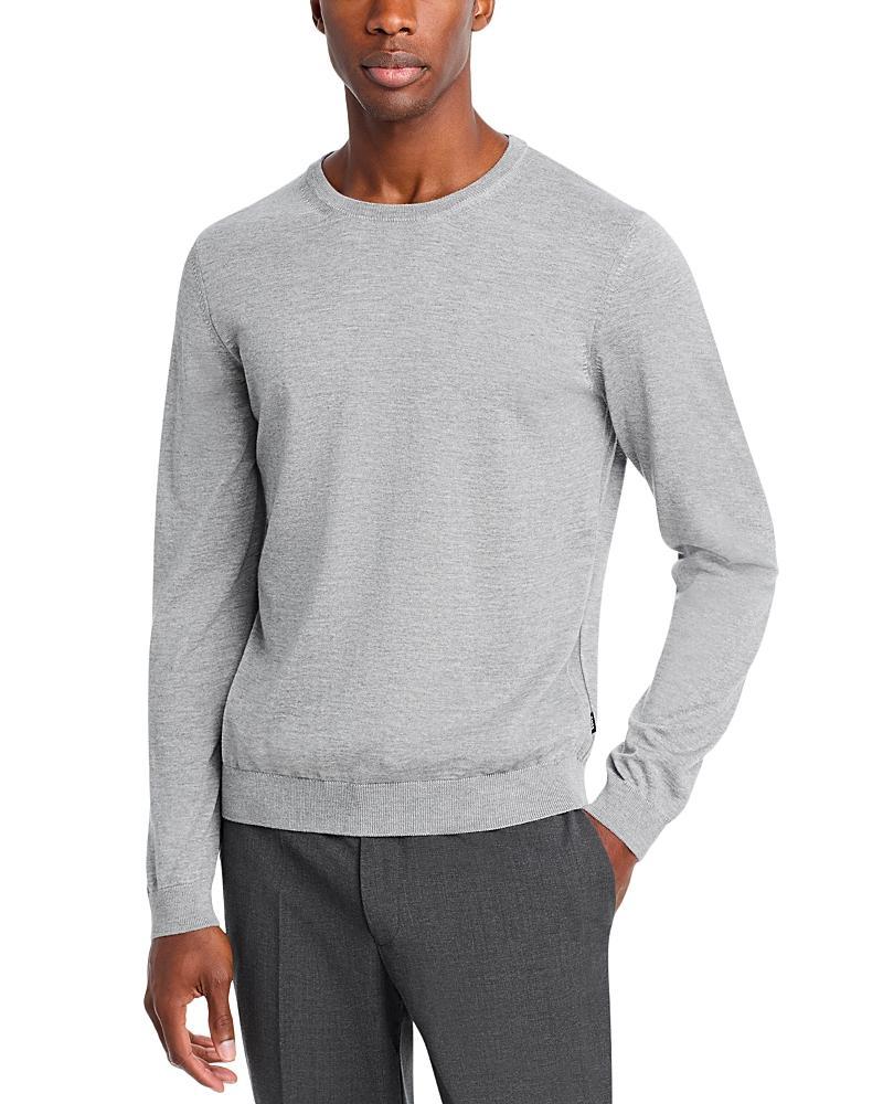 Boss by Hugo Boss Mens Slim-Fit Crew-Neck Sweater Product Image