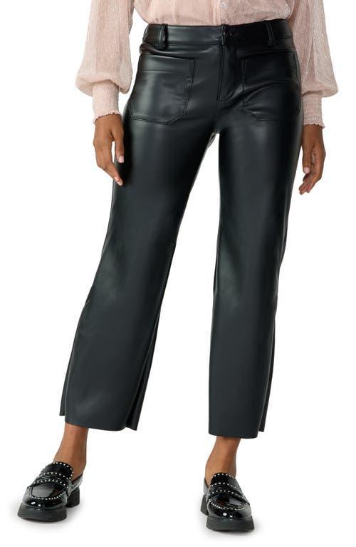 Sanctuary Marine Faux Leather Crop Pants Product Image