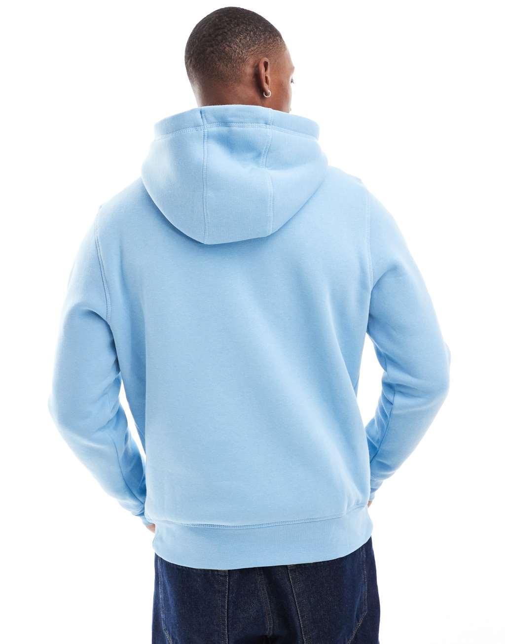 Tommy Hilfiger logo hoodie in blue Product Image