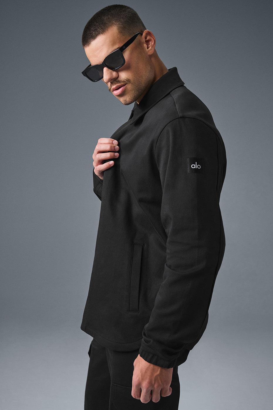 Edition Sueded Jacket - Black Male Product Image