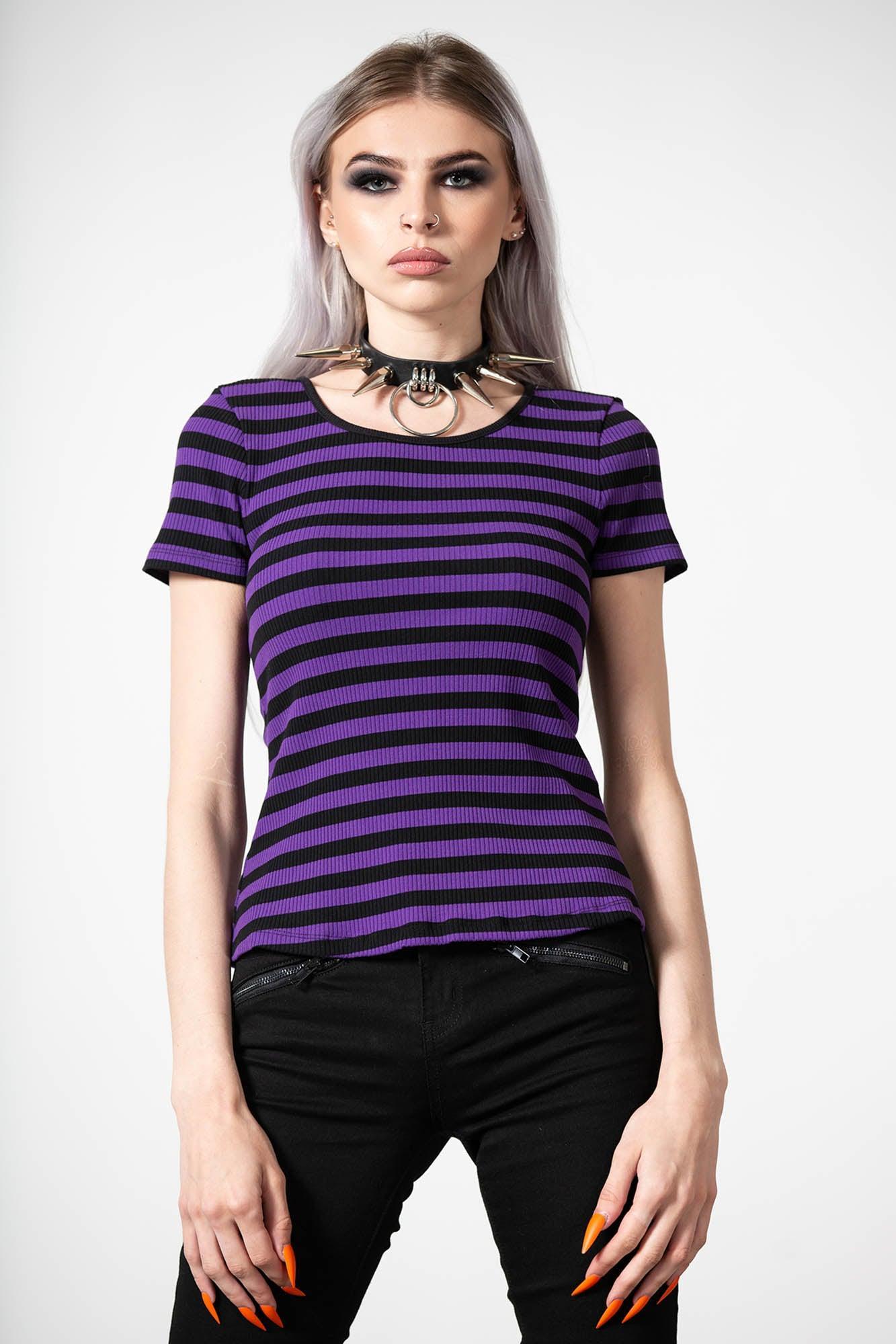 Blair Short Sleeve Top [PURPLE] Female Product Image