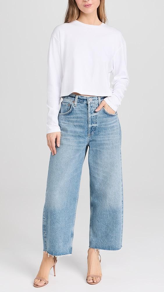 Citizens of Humanity Ayla Raw Hem Crop Jeans | Shopbop Product Image