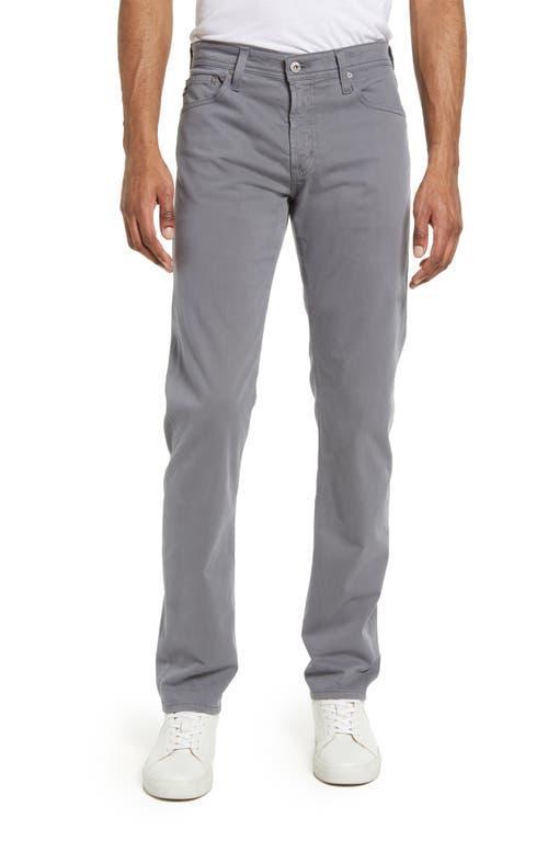 AG Tellis Sueded Stretch Sateen Slim Leg Pants Product Image