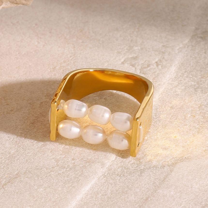 Faux Pearl Ring Product Image