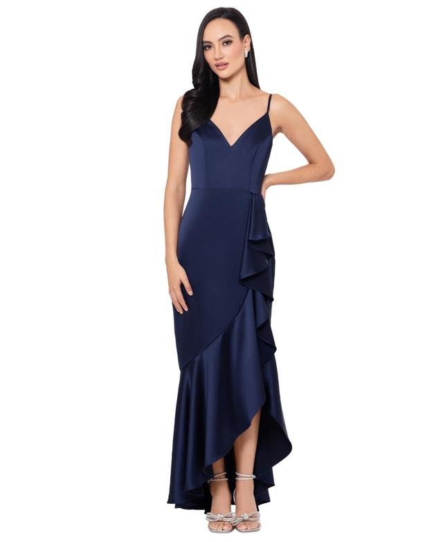 Women's Asymmetric-Hem Sleeveless Dress Product Image