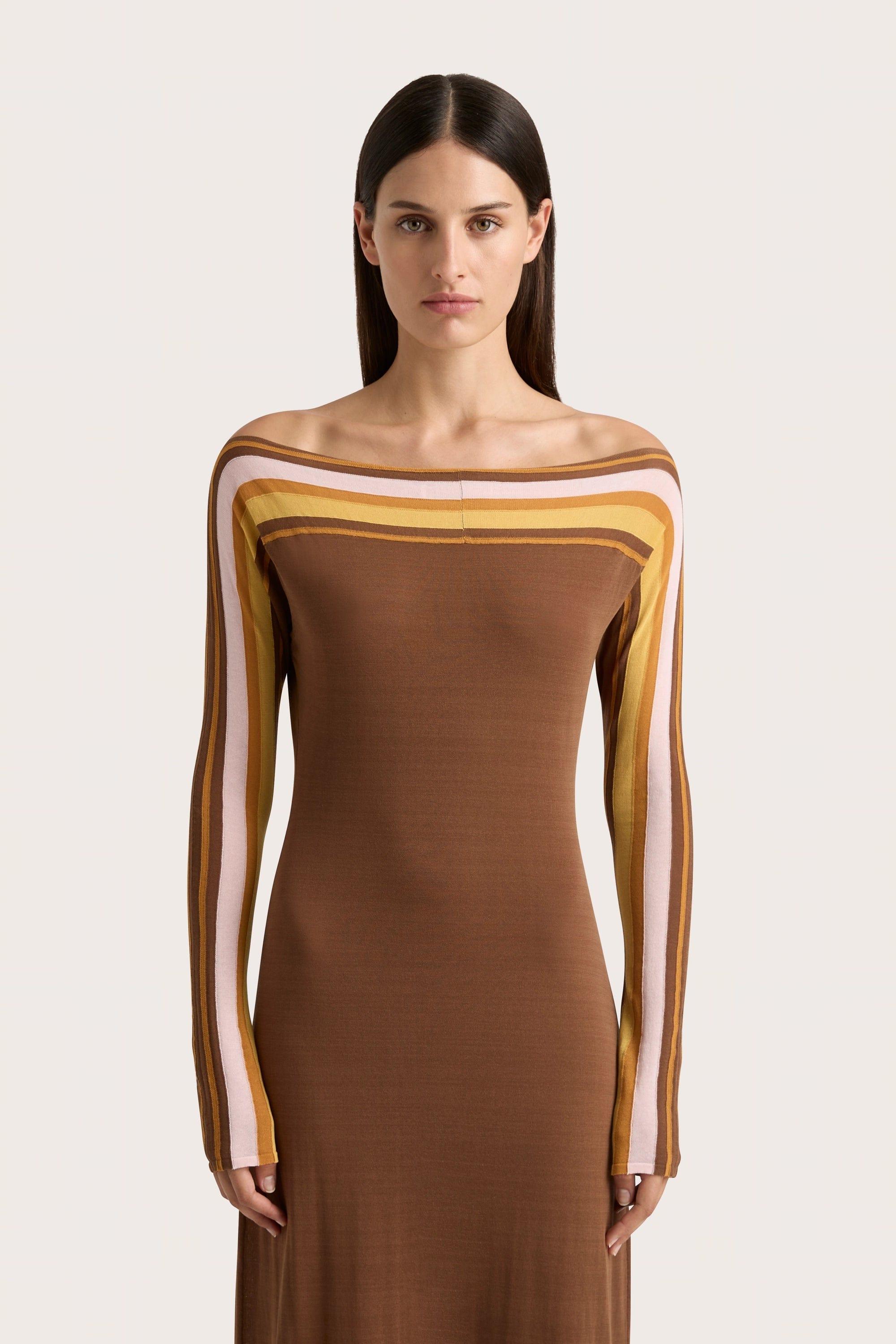 Citara Maxi Dress Cocoa Product Image