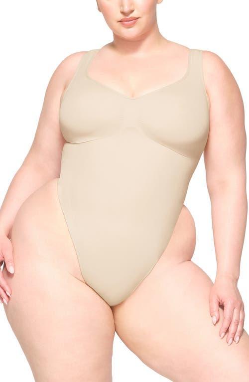 SKIMS Seamless Sculpt Scoop Neck Thong Bodysuit Product Image