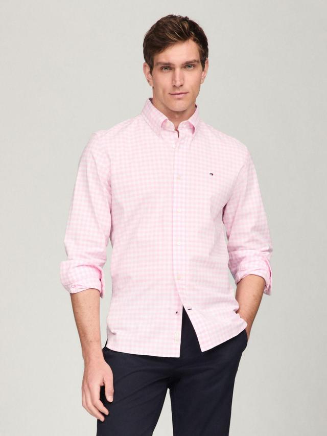 Tommy Hilfiger Men's Regular Fit Gingham Oxford Shirt Product Image