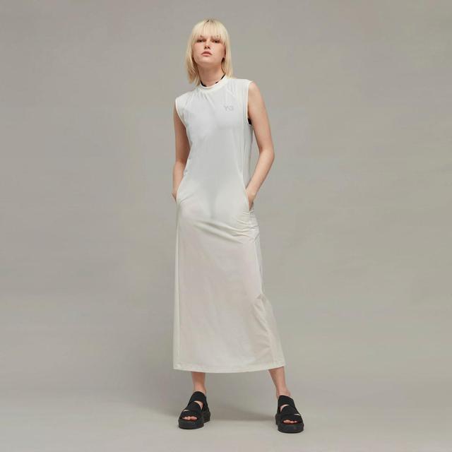 adidas Y-3 3-Stripes Tank Top Dress Off White S Womens Product Image