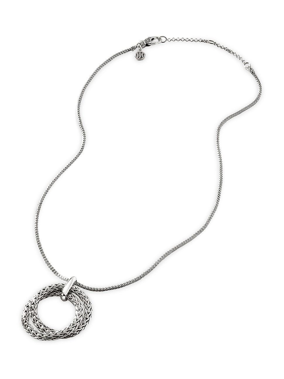 John Hardy Classic Chain Circle Pendant Necklace Product Image