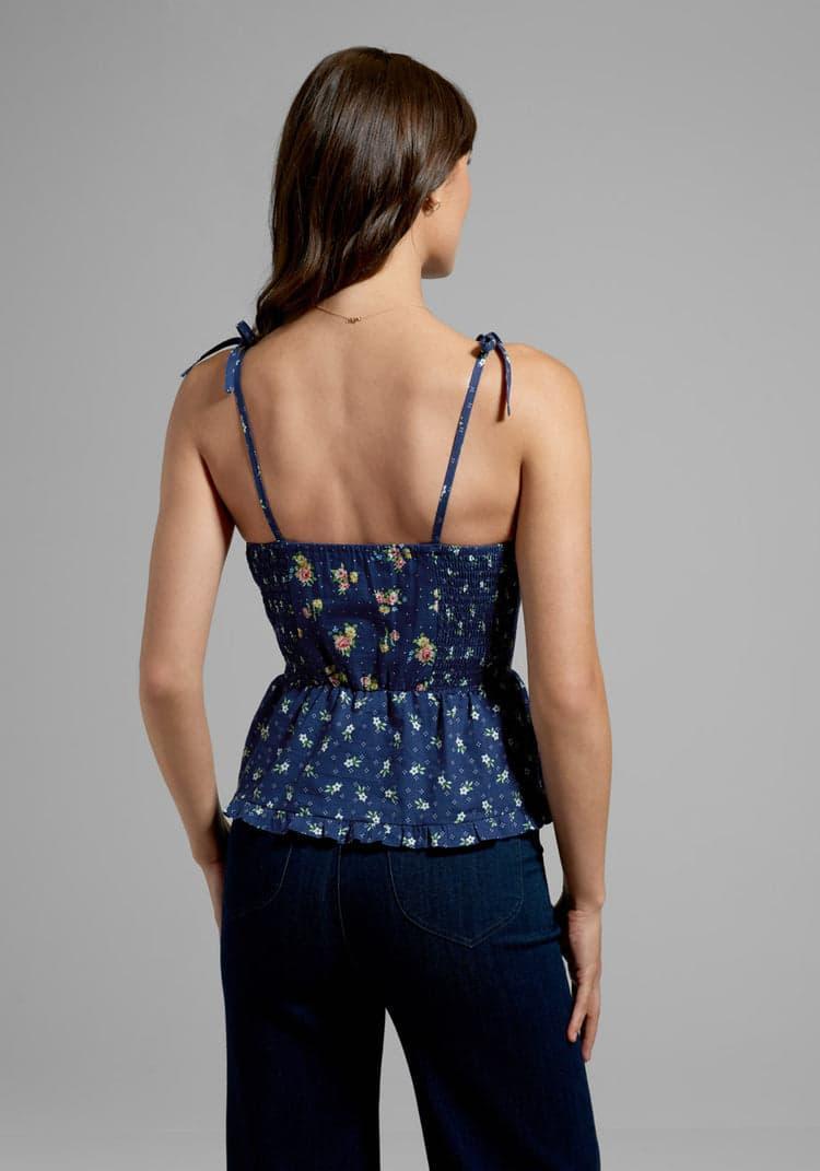 GUNNE SAX for ModCloth Super Bloom Peplum Top Product Image