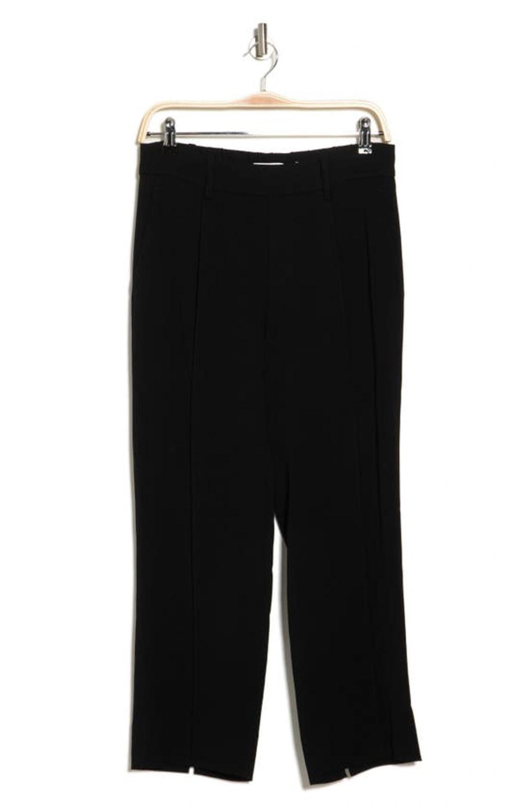 Pintuck Pull-on Pants In Black product image