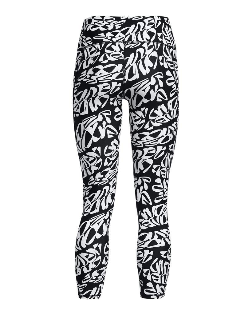 Women's HeatGear® No-Slip Waistband Printed Ankle Leggings Product Image