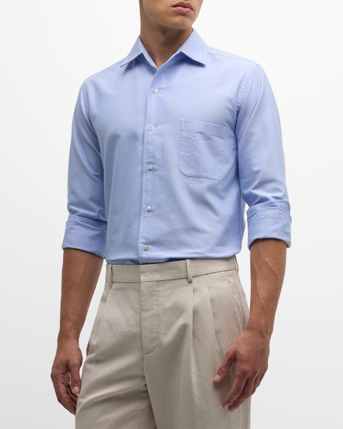 Mens Andre Cotton Oxford Sport Shirt Product Image