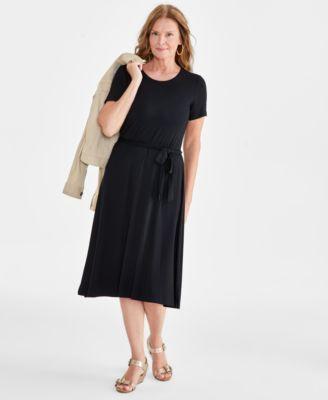 Style & Co Womens Short-Sleeve T-Shirt Dress, Created for Macys Product Image