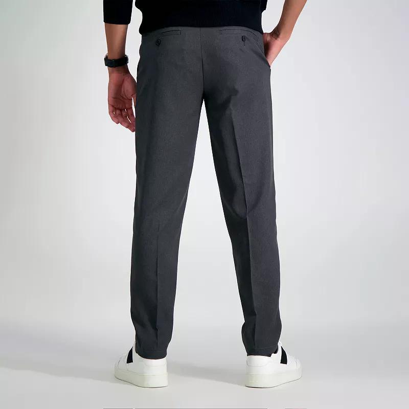 Mens Haggar Cool Right Performance Flex Slim-Fit Flat-Front Pants Product Image