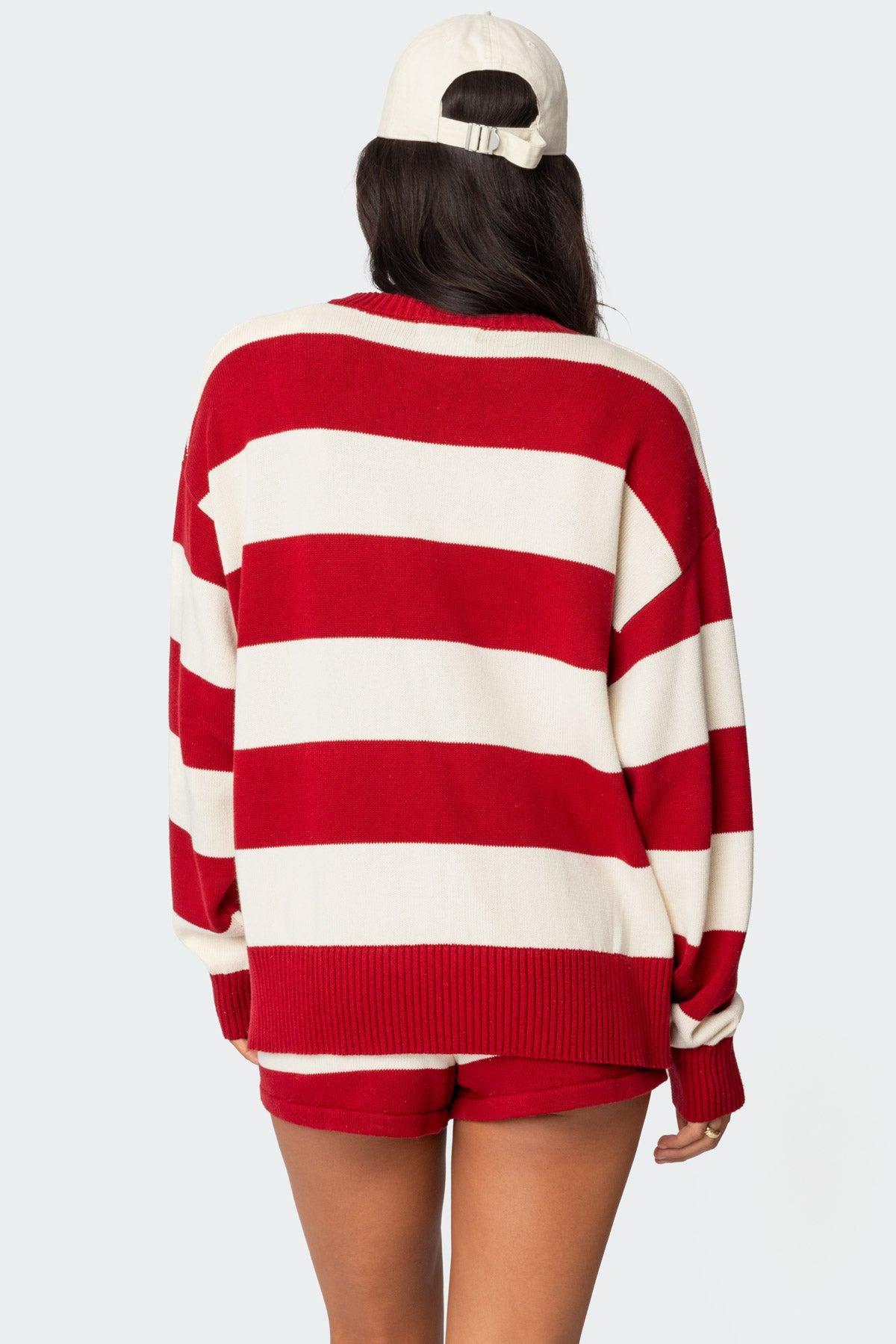 Riley Oversized Striped Sweater Product Image