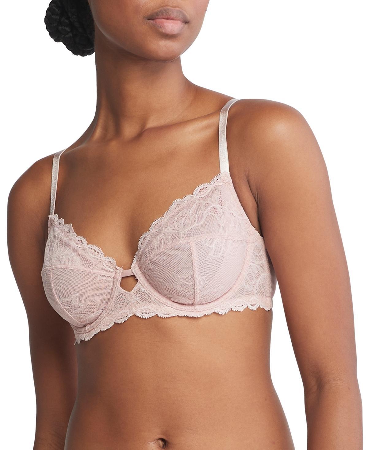 Calvin Klein Seductive Comfort Lace Full Coverage Unlined Bra Product Image