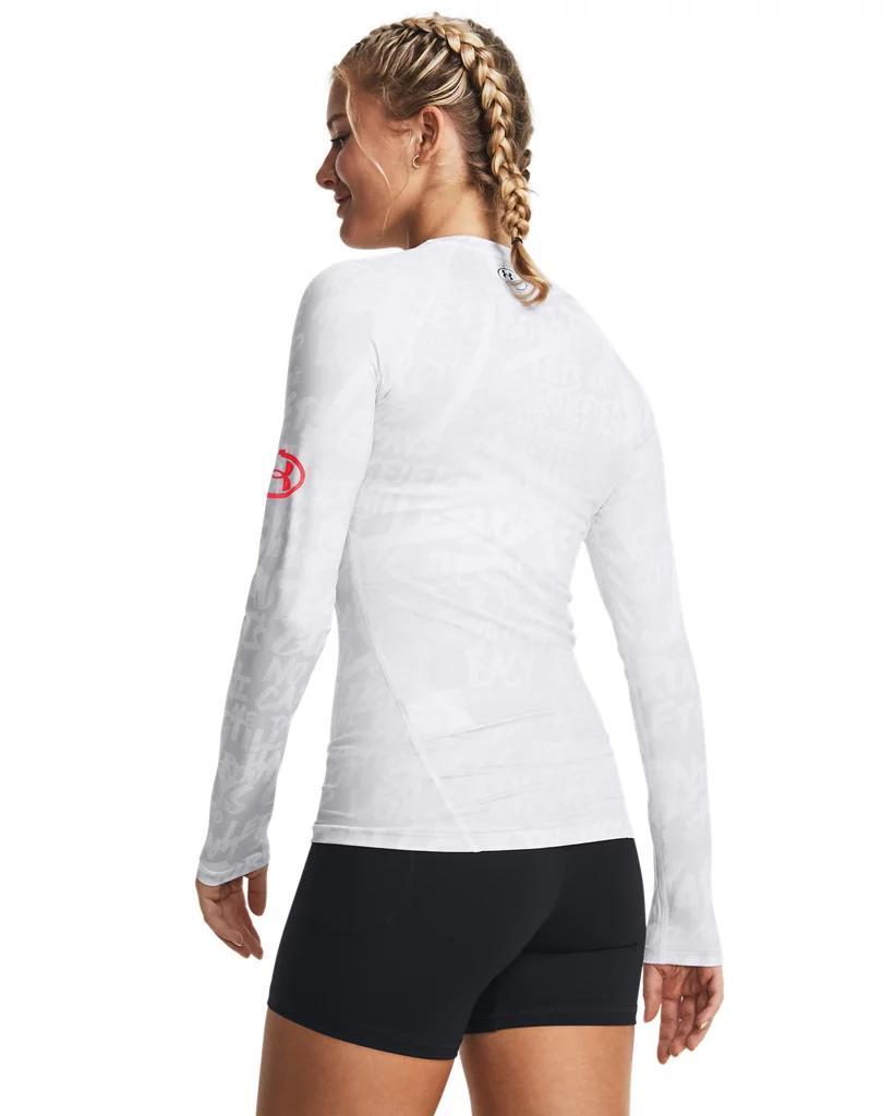 Women's HeatGear® Message Compression Long Sleeve Product Image