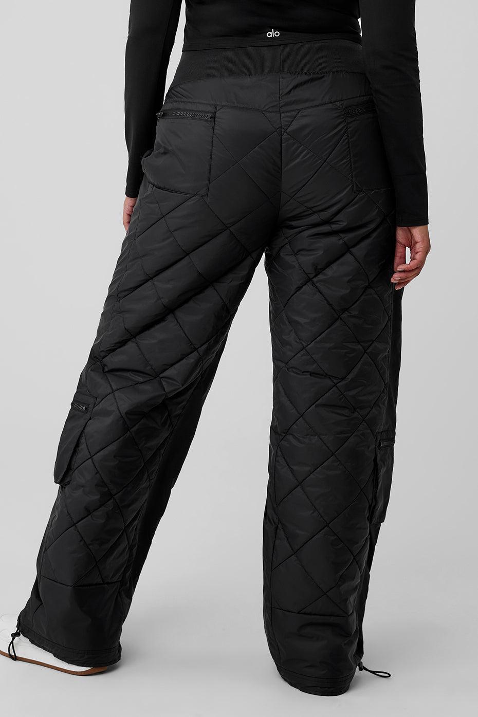 High-Waist Snowrider Puffer Pant - Black Female Product Image