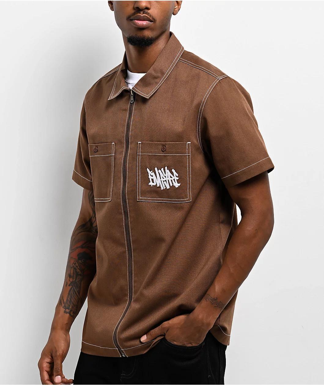 Empyre Amplify Bison Zip Work Shirt Product Image