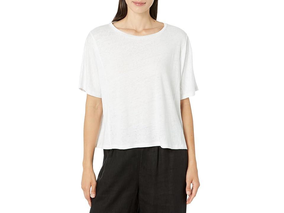 Eileen Fisher Boxy Dolman Organic Linen Top Product Image