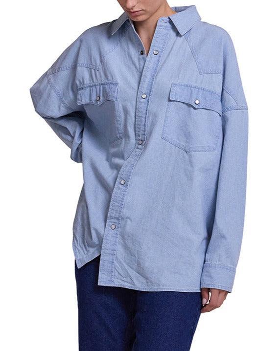 Wenders Shirt - Light Wash Chambray Product Image