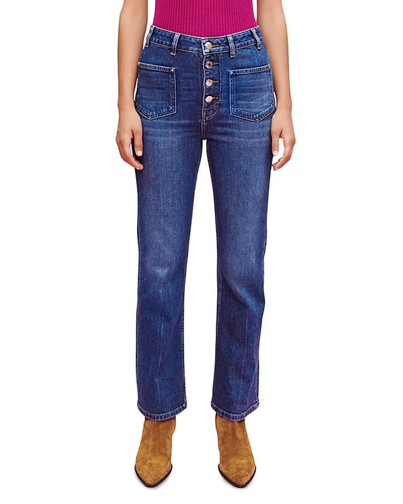 Womens Denim Jeans With Pockets Product Image